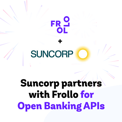 Suncorp partners with Frollo for Open Banking APIs Suncorp partners with Frollo for Open Banking APIs