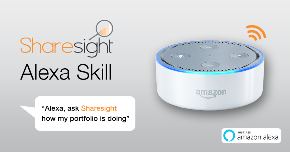 Sharesight now has an Amazon Alexa Skill
