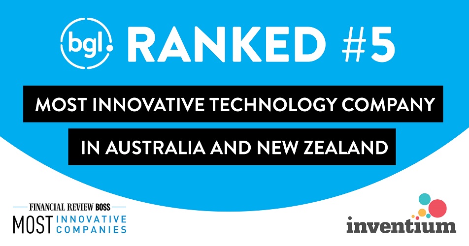 BGL ranked #5 most innovative technology company in Australia and New Zealand