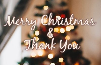 Thank You & Merry Christmas!