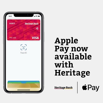 Heritage Bank brings Apple Pay to customers
