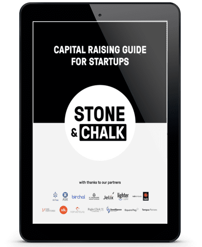 Stone & Chalk’s comprehensive capital raising guide for startup founders is now live