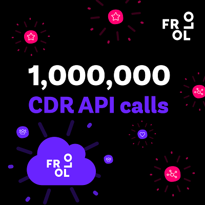 Frollo hits 1,000,000 CDR  (Open Banking) API calls