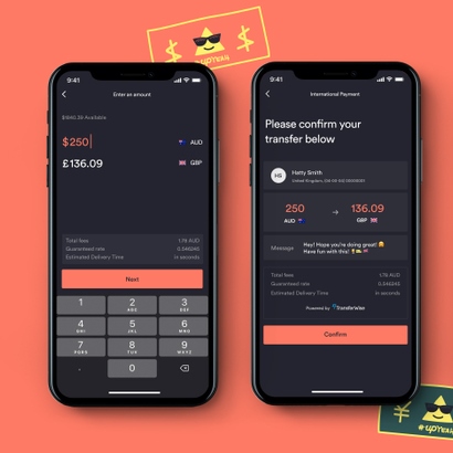 Digital bank Up launches international payments powered by TransferWise
