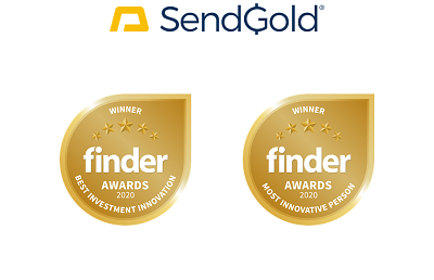 SendGold wins best Investment Innovation at the Finder Innovation Awards 2020