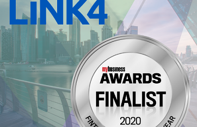 Link4 named as a finalist in the MyBusiness Awards for Fintech of the Year 2020