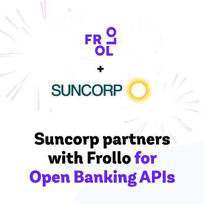 Suncorp partners with Frollo for Open Banking APIs