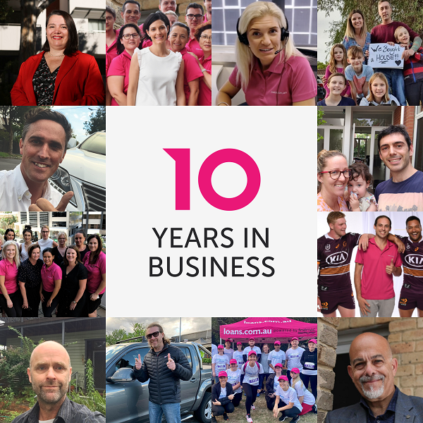 FinTech lender loans.com.au celebrates its 10th year in business
