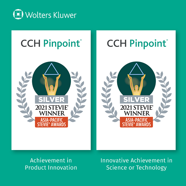 Wolters Kluwer celebrates industry recognition for its CCH Pinpoint solution