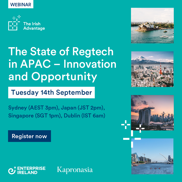 Webinar: The State of Regtech in APAC – Innovation and Opportunity