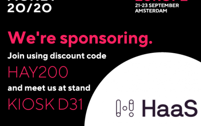 HaaS to be an official sponsor of Money 20/20 Europe in Amsterdam 21-23 September 2021
