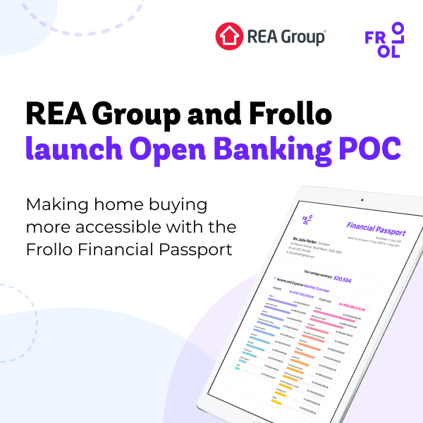 REA Group and Frollo launch Proof of Concept to make home buying more accessible with Open Banking powered Financial Passport