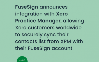 FuseSign announces integration with Xero Practice Manager
