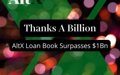 AltX loan book surpasses $1 billion