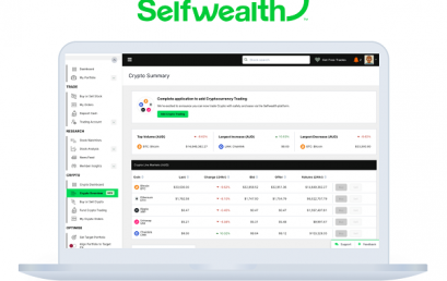 Selfwealth first to market in offering access to cryptocurrencies through its share trading platform