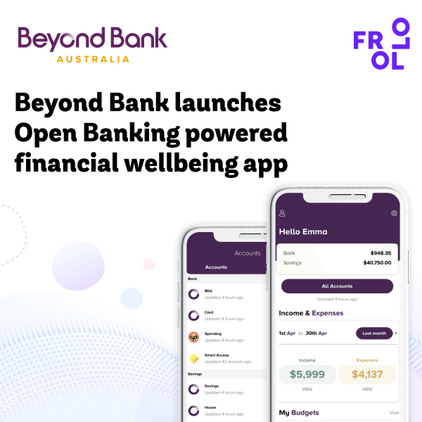 Beyond Bank partners with Frollo to launch Open Banking-powered financial wellbeing app
