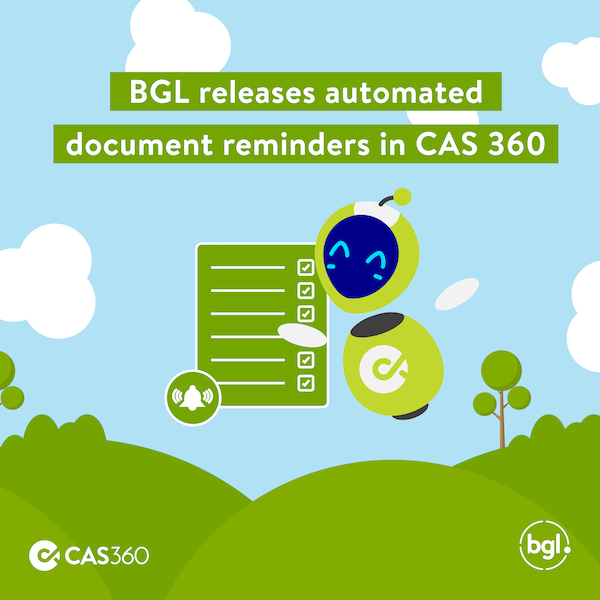 BGL releases automated document reminders in CAS 360