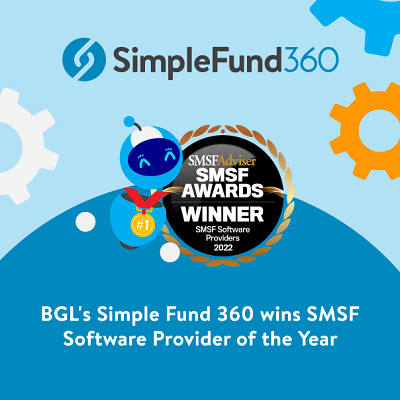 BGL’s Simple Fund 360 wins SMSF Software Provider of the Year