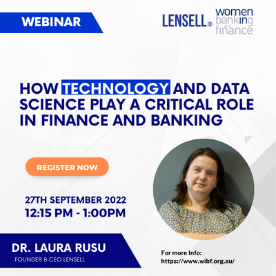 Webinar: How Technology and data science play a critical role in finance and banking