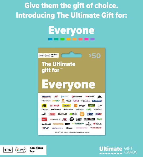Global gift card brand Blackhawk Network launches the Ultimate Gift Card for Everyone