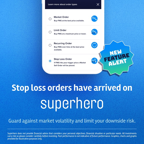 Superhero releases Stop Loss feature