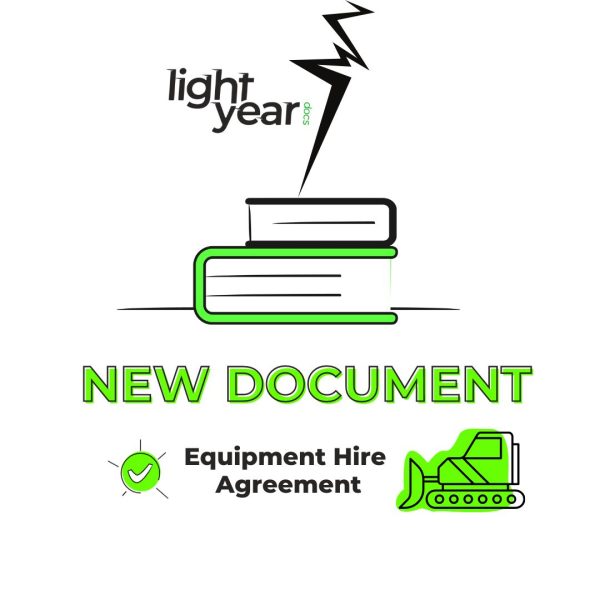 LightYear Docs launches Equipment Hire Agreement for flexible and certain hiring