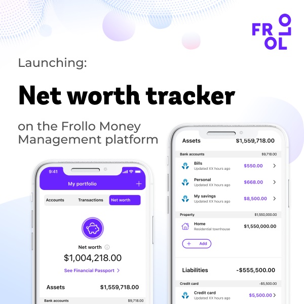 Frollo launches Net Worth Tracker