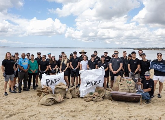 Australia SailGP Team, WLTH & Parley For The Oceans join forces to clean up Sydney’s most polluted beach