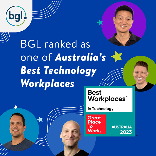 BGL ranked as one of Australia’s Best Technology Workplaces