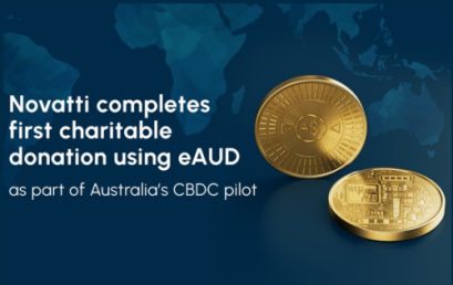 Novatti completes first charitable donation using eAUD as part of Australia’s CBDC pilot