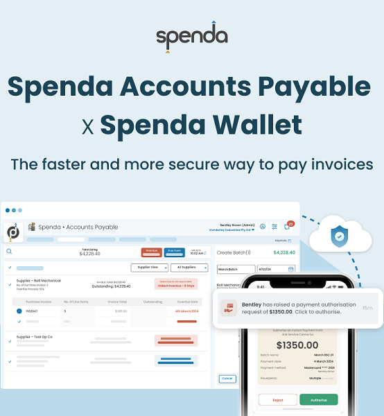 Spenda Accounts Payable x Spenda Wallet: The faster and more secure way to pay invoices