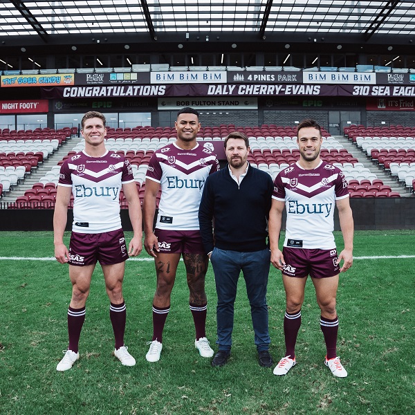 Ebury becomes Manly-Warringah Sea Eagles Match-Day jersey sponsor