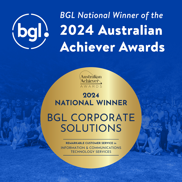 BGL National Winner of the 2024 Australian Achiever Awards