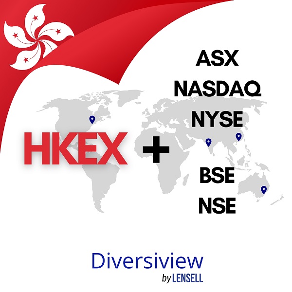 Hong Kong Stock Exchange (HKEX) added to Diversiview’s portfolio analytics
