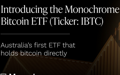 Monochrome launches Australia’s first Bitcoin ETF under Crypto Licensing Rules