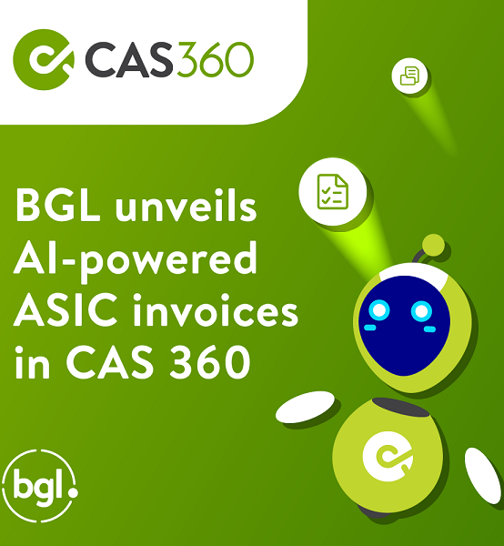 BGL unveils AI-powered ASIC invoices in CAS 360