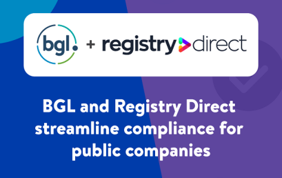 BGL and Registry Direct streamline compliance for public companies