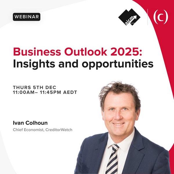 Join the CreditorWatch Webinar – Business Outlook 2025: Insights and Opportunities