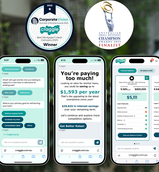 AI-powered mortgage platform Craggle named Best Mortgage FinTech Company 2025