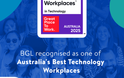BGL recognised as one of Australia’s Best Technology Workplaces