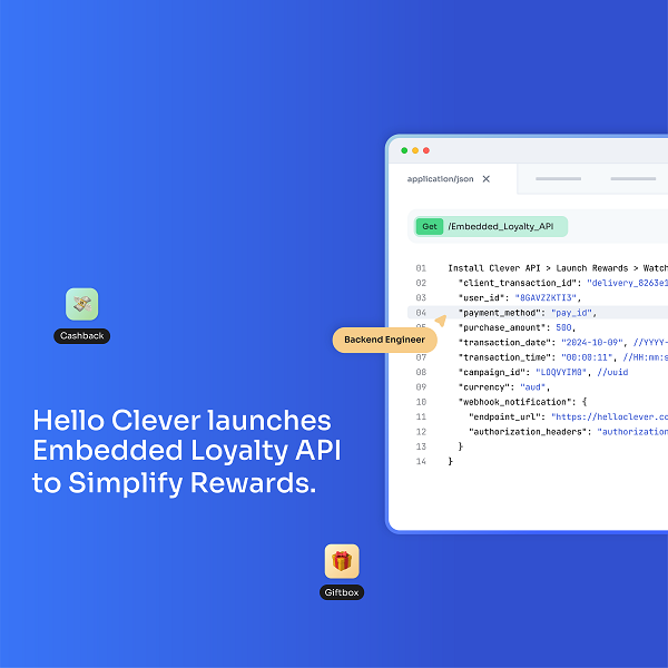 Hello Clever launches Embedded Loyalty API to simplify rewards Hello Clever launches Embedded Loyalty API to simplify rewards