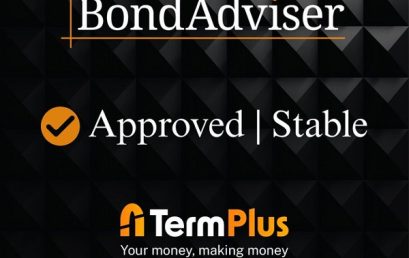 TermPlus assigned Approved rating with a Stable Outlook by BondAdviser