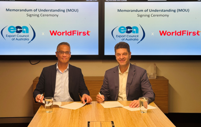 Export Council of Australia and WorldFirst announce strategic partnership to boost cross-border SME growth